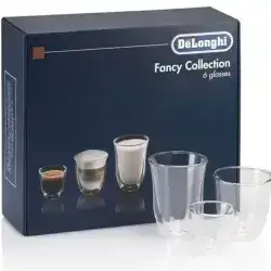 De’Longhi Double Wall Glass Set – 6 Pieces (Original)