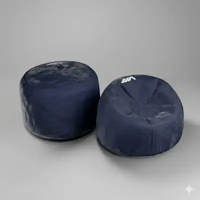 Bean Bag Chair – Dark Blue – 110 cm