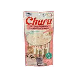 Inaba Churu - Tuna with Salmon 4 Tubes