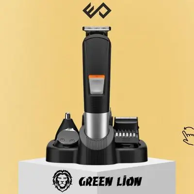 Green Lion Premium Men Grooming Set - Black
