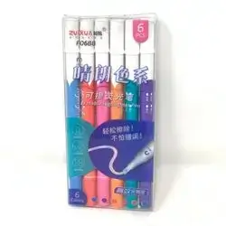 Highlighter &Eraser set 6 peaces