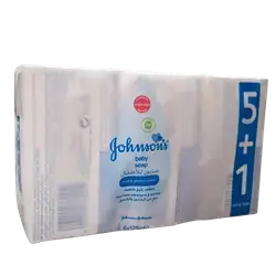 Johnson's Baby White Soap 6 pieces
