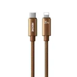 Charging Cable WK WDC-65 USB-C to Lightning PD 35W 1.2m Brown