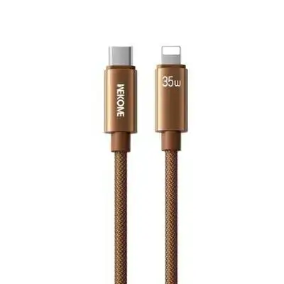 Charging Cable WK WDC-65 USB-C to Lightning PD 35W 1.2m Brown