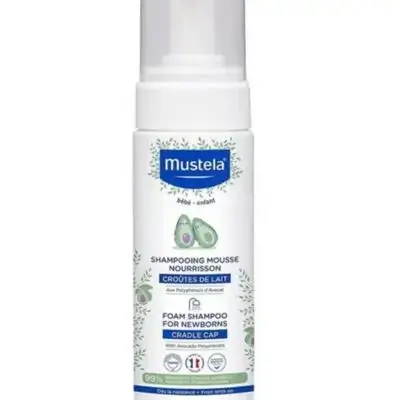 Mustela foam shampoo cradle cap