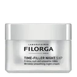 Time-Filler Night 5XP Wrinkle Smoothing Night Cream Pillow Wrinkles for All Skin Types 50ml _ FILORGA