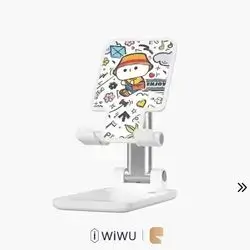 WiWU ZM-012 Collapsible Stretch Desktop Stand Adjustable Height & Angle Phone/Tablet Mount - White