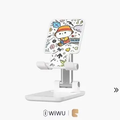 WiWU ZM-012 Collapsible Stretch Desktop Stand Adjustable Height & Angle Phone/Tablet Mount - White