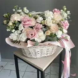Basket Of Mix Flowers