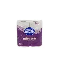 Mavi Bayaz Gold Series Toilet Paper 3 Ply 4 Rolls