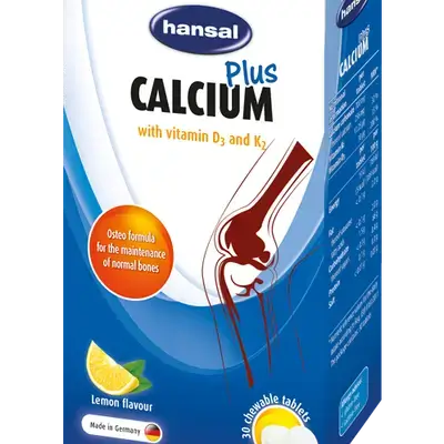 Calcium Plus Chewable tablets 30 tablets With vitamin D₃ and K₂