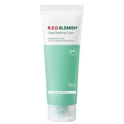 dr.g - red blemish clear soothing foam 150ml