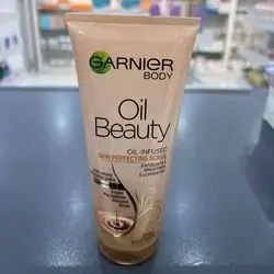 garnier body oil scrub for dry skin 200ml