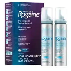 Womens Rogaine 5% Minoxidil Topical aerosol 4 Month Supply