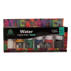 Paints Water-Bayte- 1 Set-6 Color-25ml