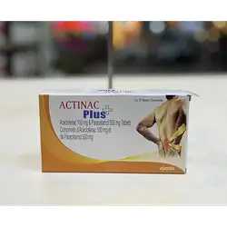 Actinac Plus Tablet Ajanta Aceclofenac / Paracetamol
