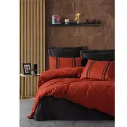 Bitter - Tile Red Ranforce Single Quilt Cover Set 160*220CM