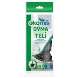 Ekomis Scourer Metalic 3pcs