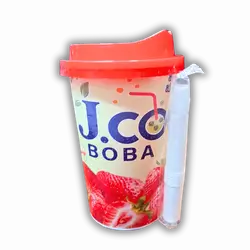 J.CO BOBA Strawberry Juice 260ml