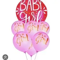 Set ballon baby girl 