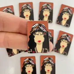 Metal Sticker – Kurdish Women TRADITIONAL ZHIN