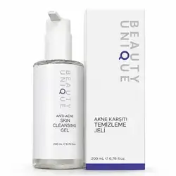 beauty unique anti-acne skin cleansing gel 200ml