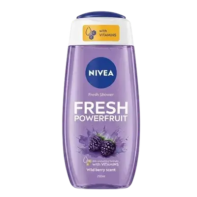 Fresh Shower Powerfruit Wild Berry Scent Shower Gel 250ml _ NIVEA