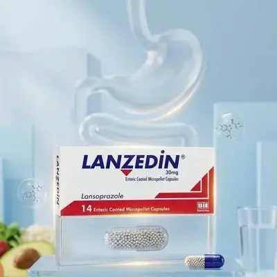 LANZEDIN 30mg (Lansoprazole) 14 capsules