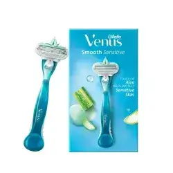 Gillette Venus Smooth Hair Removal Razor with Aloe Vera