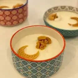 Ramadan Bowl Candle ( Blue- Big)