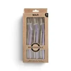 MAR Biodegradable Dermaplane & Razor Set (6 PCS).