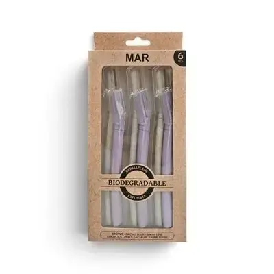 MAR Biodegradable Dermaplane & Razor Set (6 PCS).