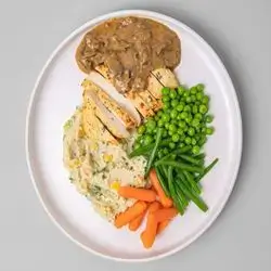 Chicken Mushroom with Mashed Potatoes