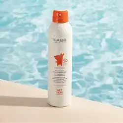 BABE Pediatric Transparent Sun Screen 50 spf-fps 200ml