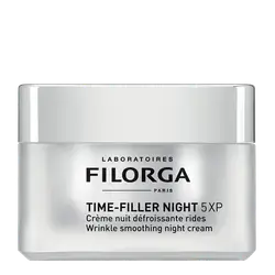 Time-Filler Night 5XP Wrinkle Smoothing Night Cream Pillow Wrinkles for All Skin Types 50ml _ FILORGA