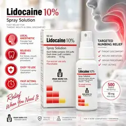 Lidocaine 10% Spray Solution – 50 mL (10 mg per puff)