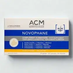 NOVOPHANE 60 Capsules Enhanced Formula - Food Supplement for Nails and Hair