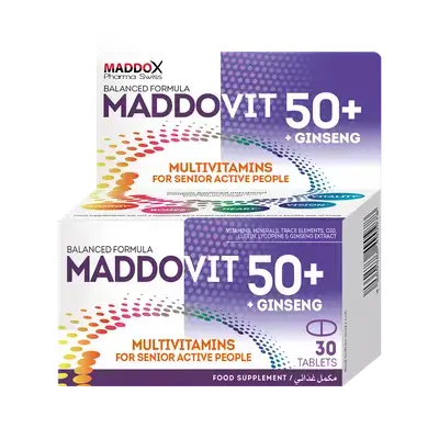 MADDOVIT 50+ GINSENG 30 TABLETS