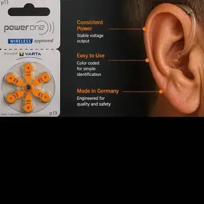 Power One p13 Hearing Aid Batteries