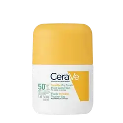 Invisible Dry Touch Fluid Sunscreen SPF50+ for Normal to Oily Skin 50ml _ CeraVe