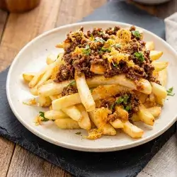 Fries With Meat