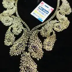 Fabric Type Velvet Lace Pattern Filled With Crystals
