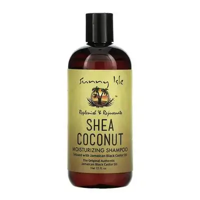 Sunny Isle, Shea Coconut Moisturizing Shampoo with Jamaican Black Castor Oil, 350ml