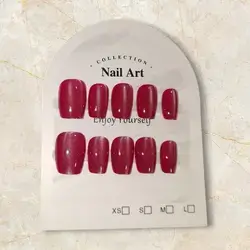 10Pcs Yanling Moonlight Tender Romantic False Nails - Small