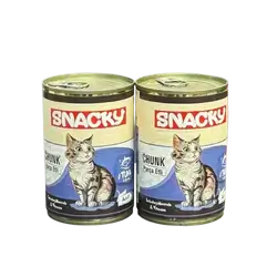 Snacky Chunk Cat Food with Tuna(2 pices)