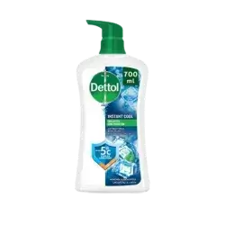 Dettol Instant Cool Antibacterial Body Wash - 700ml | ديتول شاور جيل مضاد للبكتيريا - 700 مل
