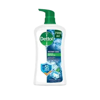 Dettol Instant Cool Antibacterial Body Wash - 700ml | ديتول شاور جيل مضاد للبكتيريا - 700 مل