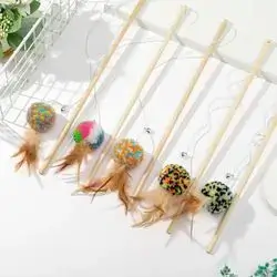 E625 Feather & Ball Cat Toy