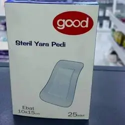 good sterilized wound pad 10*15cm 25