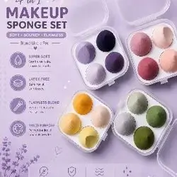 4-in-1 Makeup Sponge Set 4 pcs